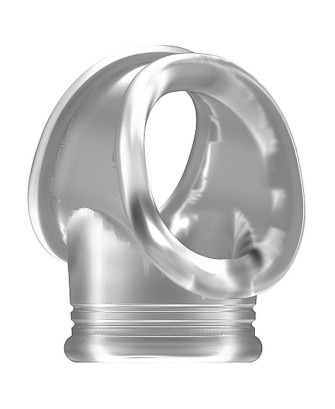 No.48 - Cockring with Ball Strap - Translucent