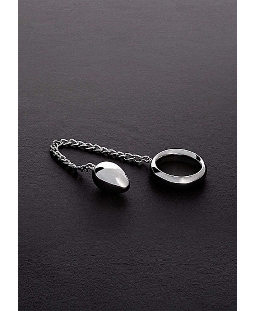 Donut C-Ring Anal Egg (40/40mm) with chain