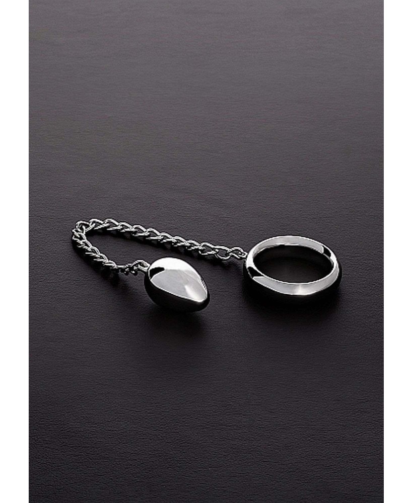 Donut C-Ring Anal Egg (45/45mm) with chain