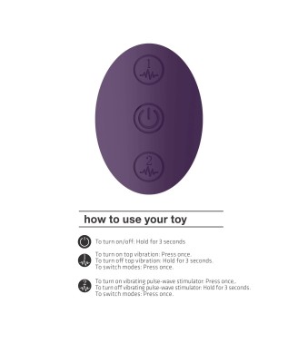 Enora - Wand Vibrator - Purple