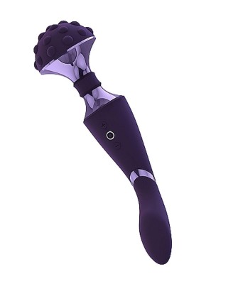 Stymulator- Shiatsu Bendable Massager Wand - Purple