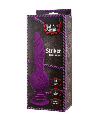 Mini sex machine Striker, MotorLovers with remote control, silicone, ABS, 23.5cm