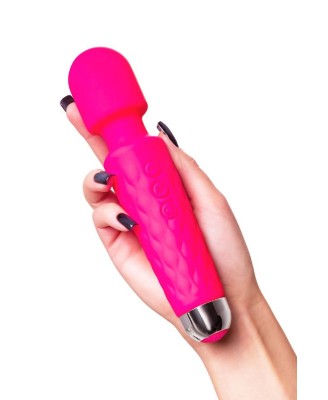 Flovetta Peony Vibrating massager, silicone, pink, 20.5 cm