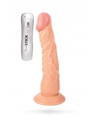 RealStick TOYFA Nude realistic Vibrator, 7 vibration modes, 22.5 cm