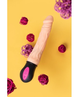 A-TOYS Vibrator with heating TPE 12 speeds bendable rechargble