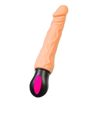 A-TOYS Realistic Vibrator with heating, TPE, 12 Modes, bendable, recharble