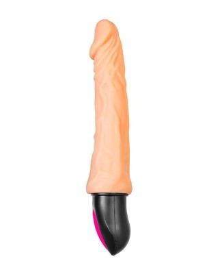 A-TOYS Realistic Vibrator with heating, TPE, 12 Modes, bendable, recharble