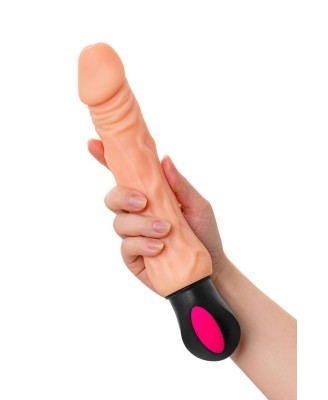 A-TOYS Realistic Vibrator with heating, TPE, 12 Modes, bendable, recharble