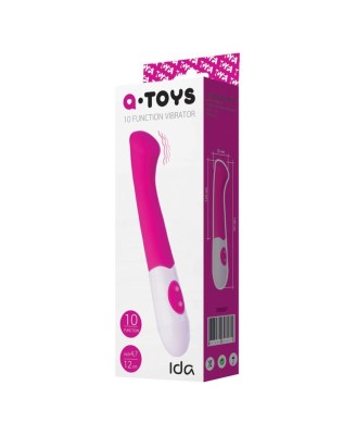 A-TOYS, Vibrator Ida, Silicone, Pink, 19 cm