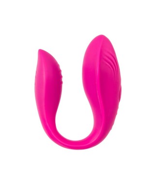A-TOYS Vibrator for couples Cobrum, silicone, pink, 9.6 cm