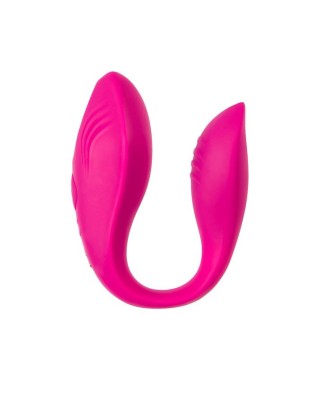 A-TOYS Vibrator for couples Cobrum, silicone, pink, 9.6 cm