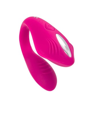 A-TOYS Vibrator for couples Cobrum, silicone, pink, 9.6 cm