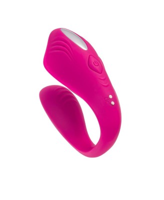 A-TOYS Vibrator for couples Cobrum, silicone, pink, 9.6 cm