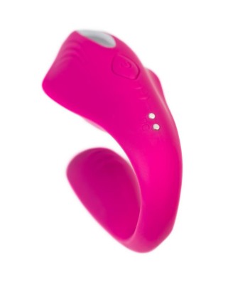 A-TOYS Vibrator for couples Cobrum, silicone, pink, 9.6 cm