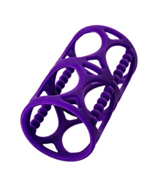 A-TOYS, Penis Sleeve, Silicone, Purple, 7.5 cm