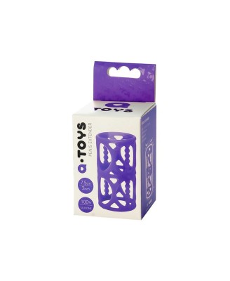 A-TOYS, Penis Sleeve, Silicone, Purple, 7.5 cm