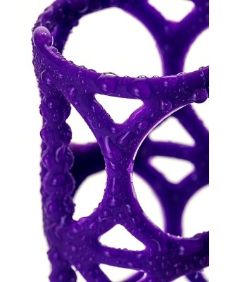 A-TOYS, Penis Sleeve, Silicone, Purple, 7.5 cm