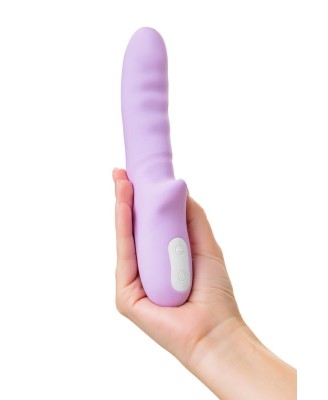 JOS JRotator vibrator MERRY-GOR, silicone, purple, 20.7 cm