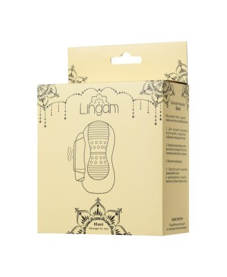Lingam Khani, Vibrating Masturbator, TPE, Transparent, 9 cm