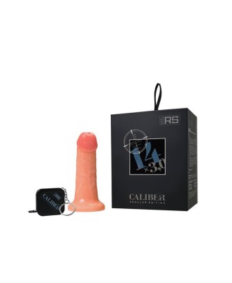 Realistic dildo Caliber 14/3 , PVC, flesh, length 14cm, diameter 3cm