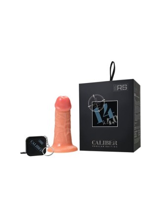 Realistic dildo Caliber 14/4 , PVC, flesh, length 14cm, diameter 4cm