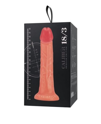 Realistic dildo Caliber 18/3 , PVC, flesh, length 18cm, diameter 3cm
