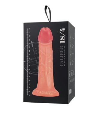 Realistic dildo Caliber 18/4 , PVC, flesh, length 18cm, diameter 4cm