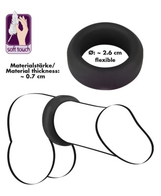 Black Velvets Cock Ring 2.6 cm