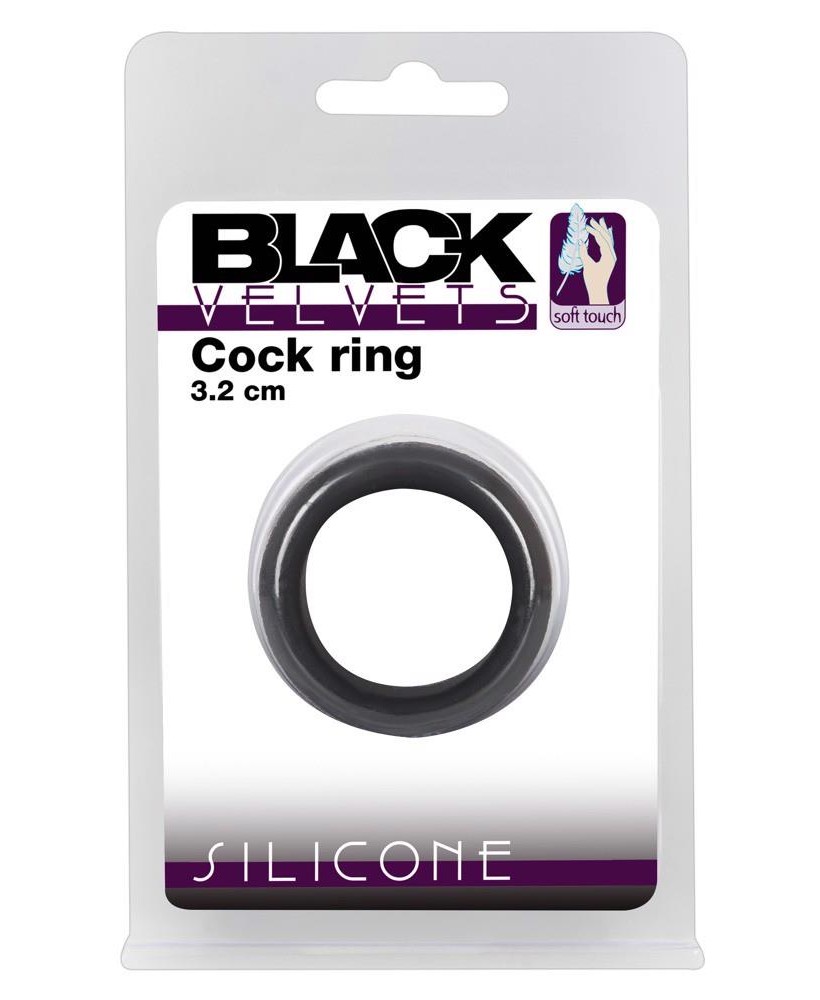 Black Velvets Cock Ring 3.2 cm