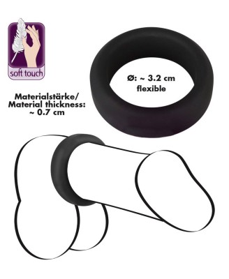 Black Velvets Cock Ring 3.2 cm
