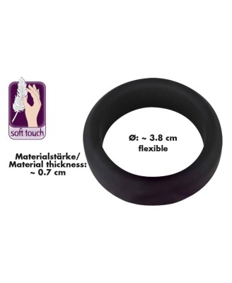 Black Velvets Cock Ring 3.8 cm