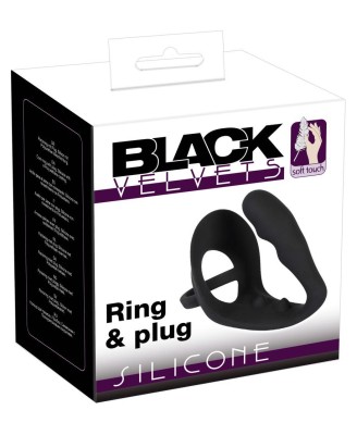 Black Velvets Ring Plug