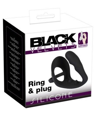 Black Velvets Ring Plug
