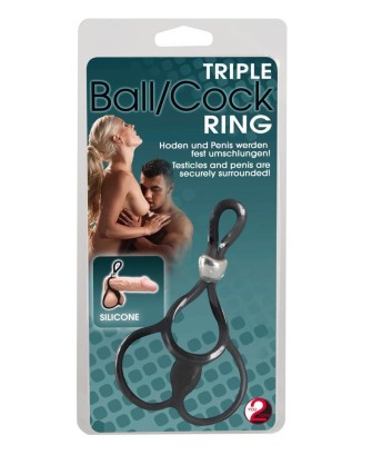 Triple Ball and Cock Ring