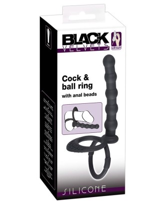 Black Velvets Cock ball ring