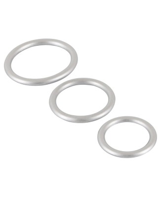 Metallic Silicone Cock ring se