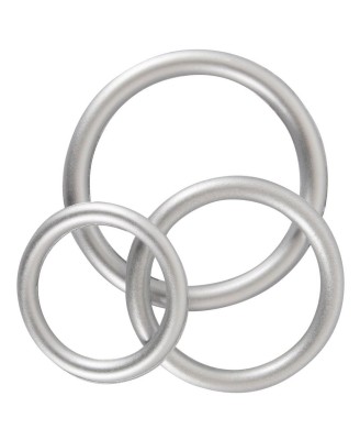 Metallic Silicone Cock ring se