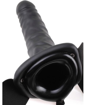 FFS 8" Hollow Strap-On Dark