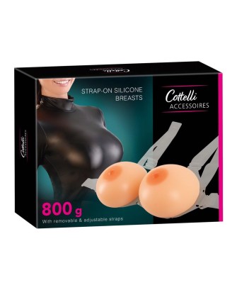 Strap-on Silicone Breasts