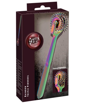 Rainbow Triple Pinwheel