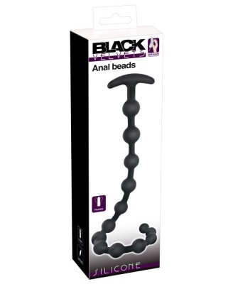Black Velvets Anal Beads Silic