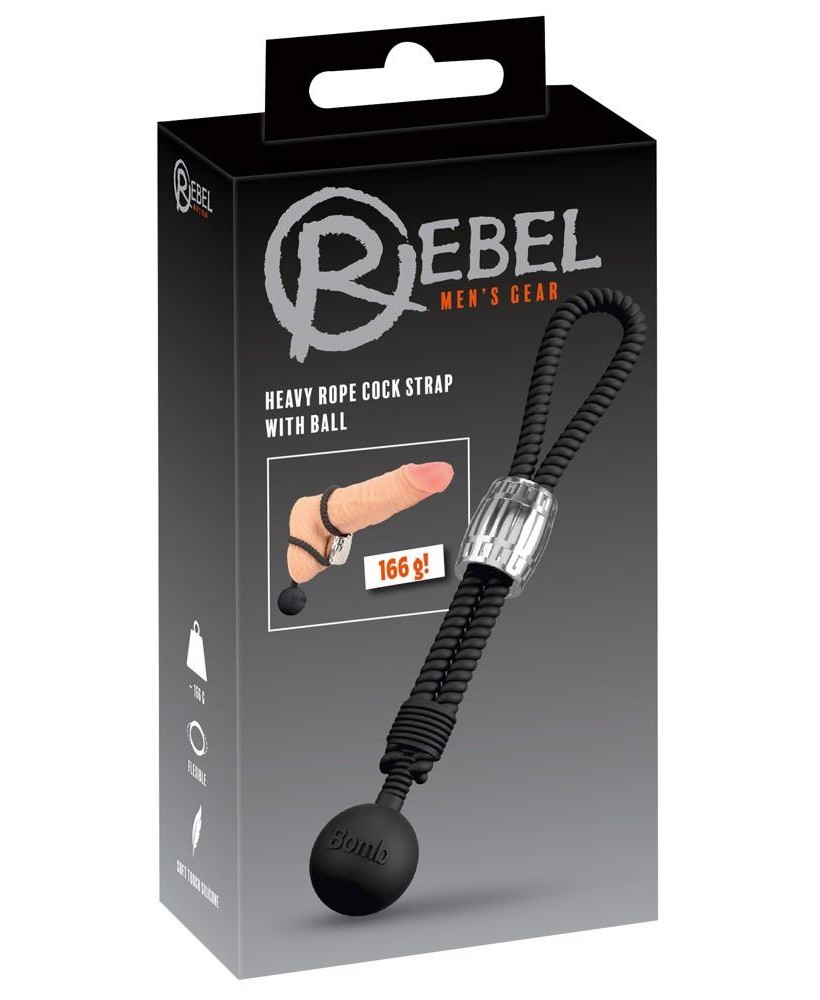 Rebel Heavy Rope Cock w Ball