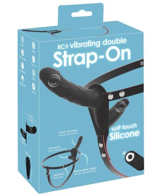 RC Vibrating Double Strap-On