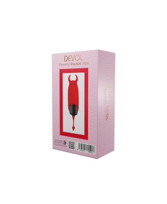 Stymulator-Wibrator - Lastic pocket vibe Devil