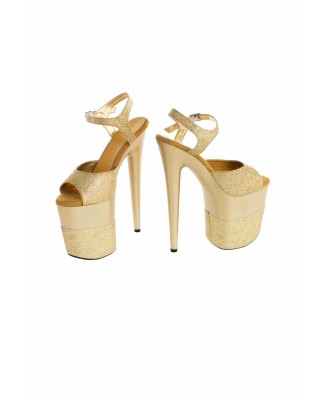 Buty- platformy złote błyszczące 39