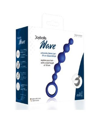 Plug/kulki-Joyballs anal Wave, short, blue