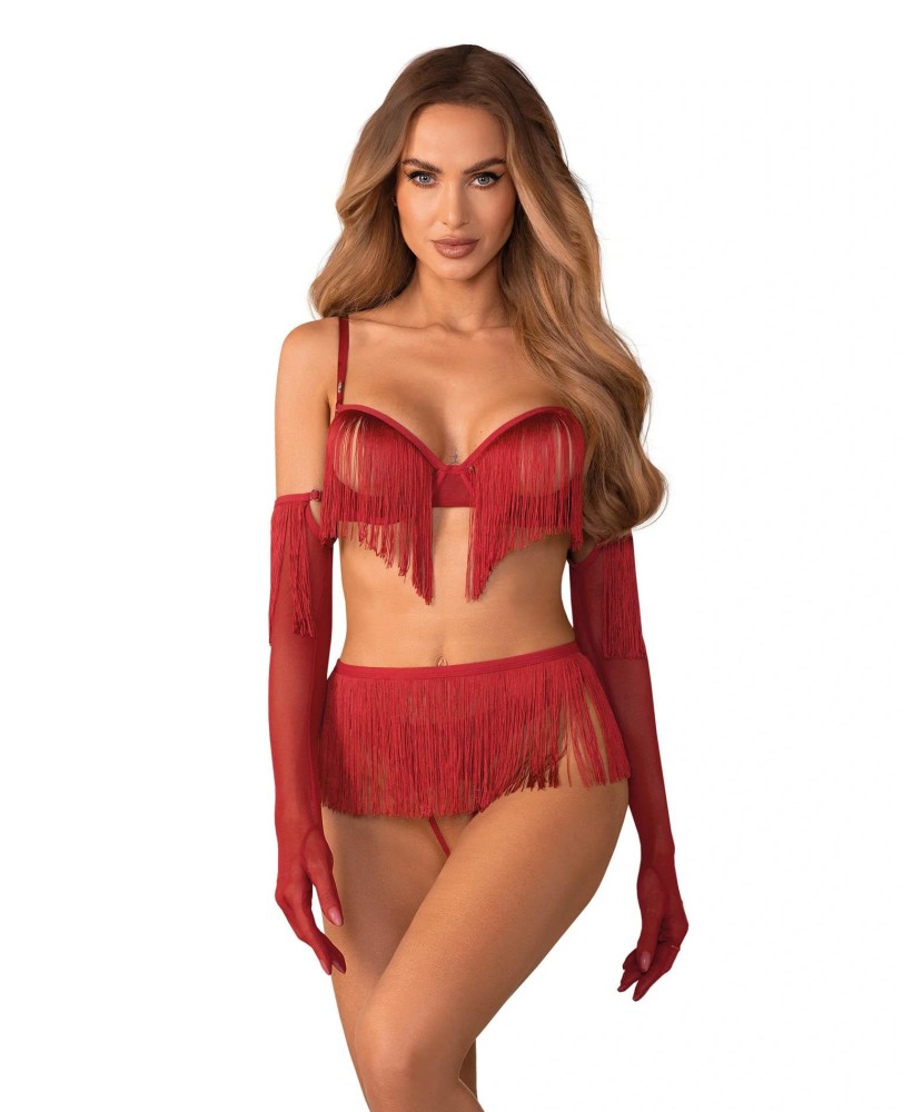 Rossay Red komplet 4-częściowy otwarty 2XL/3XL