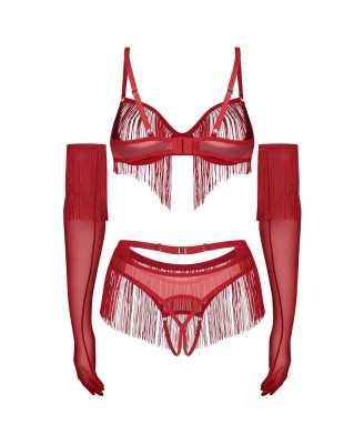 Rossay Red komplet 4-częściowy otwarty 2XL/3XL