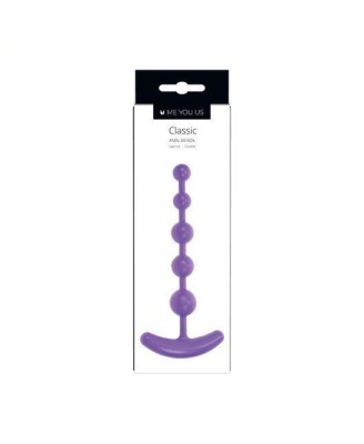 Plug/kulki- Me You Us Classic Anal Beads Purple