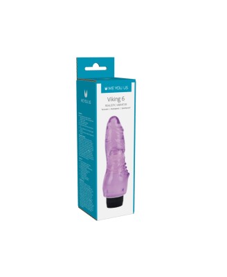 Me You Us Viking Realistic Vibrator Purple